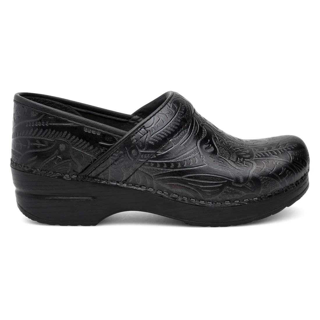 Dansko Women's Professional Black Tooled