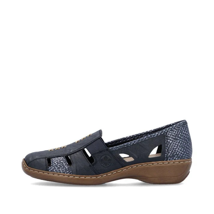 Rieker Women's 41385-15 Blue