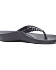 Aetrex Women’s Vicki Black Gloss
