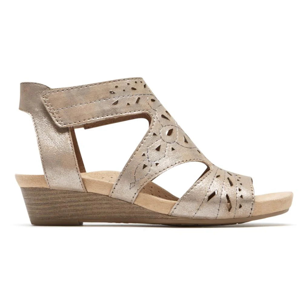 Rockport Women's Hollywood HI Caged Taupe