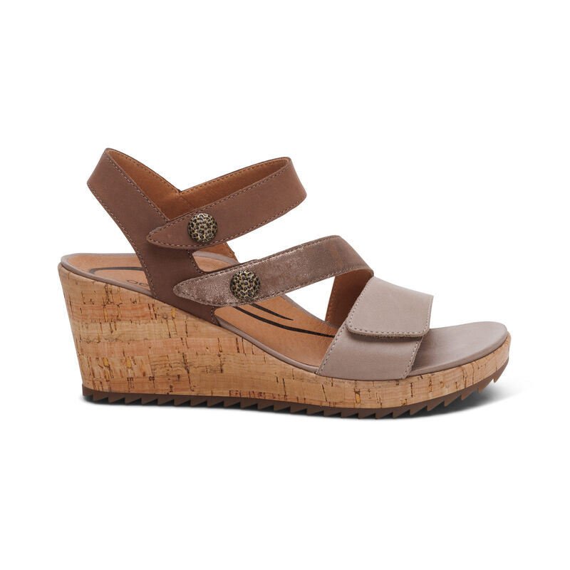 Aetrex Women's Madelyn Taupe Multi