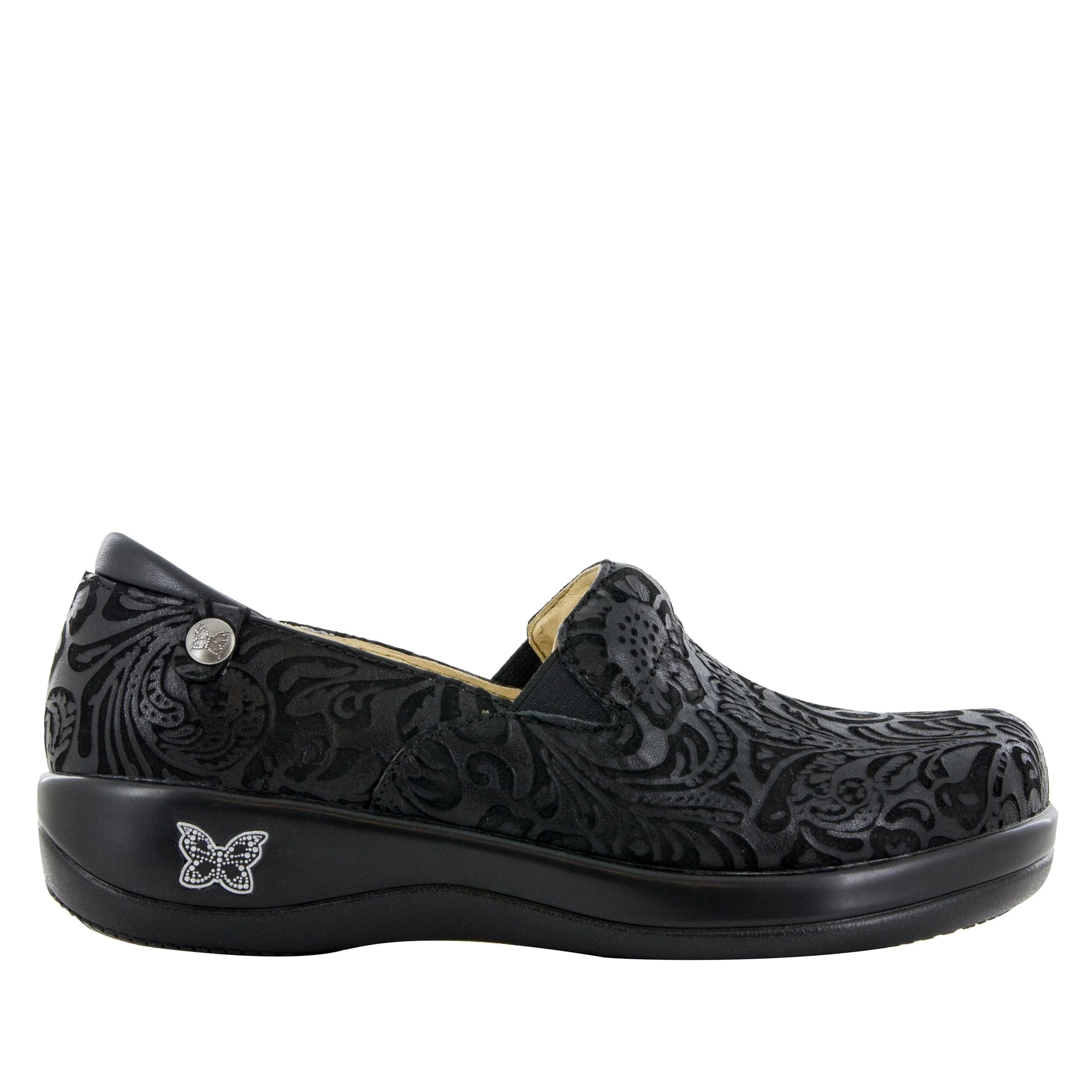 Alegria Women's Keli Black Embossed Paisley