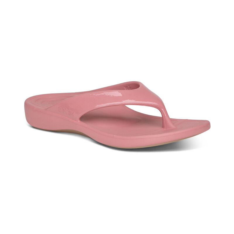 Aetrex Women's Maui Orthotic Flips Rose