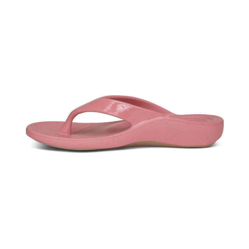 Aetrex Women's Maui Orthotic Flips Rose