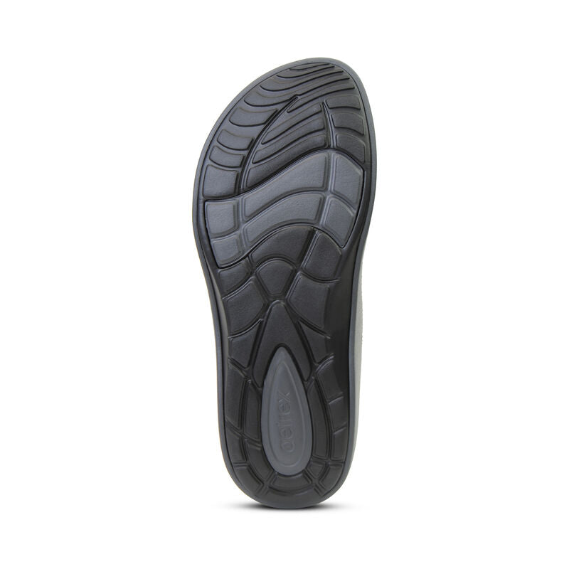 Aetrex Men's Maui Charcoal