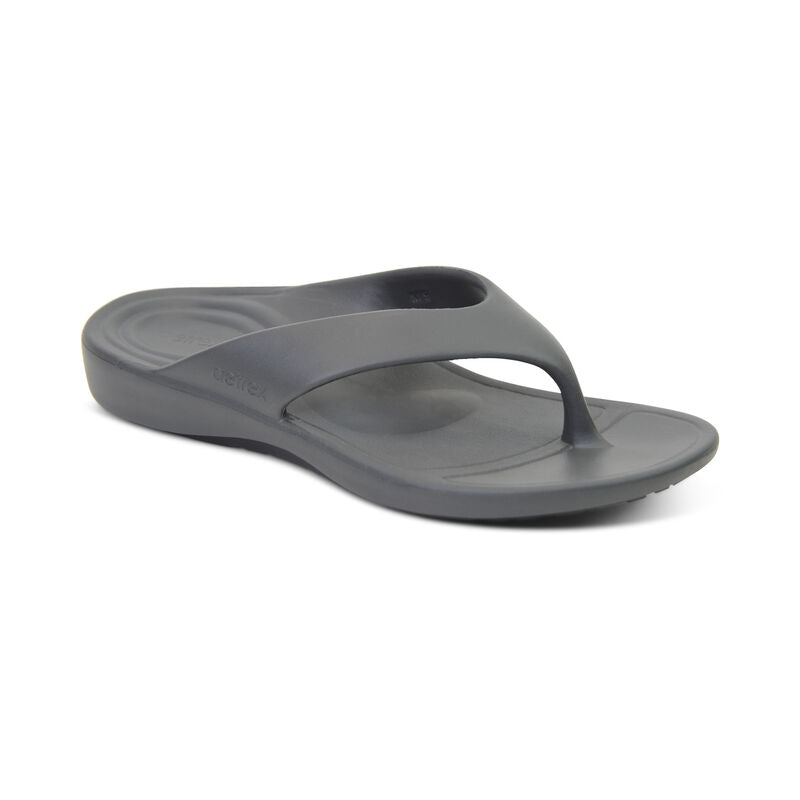 Aetrex Men's Maui Charcoal