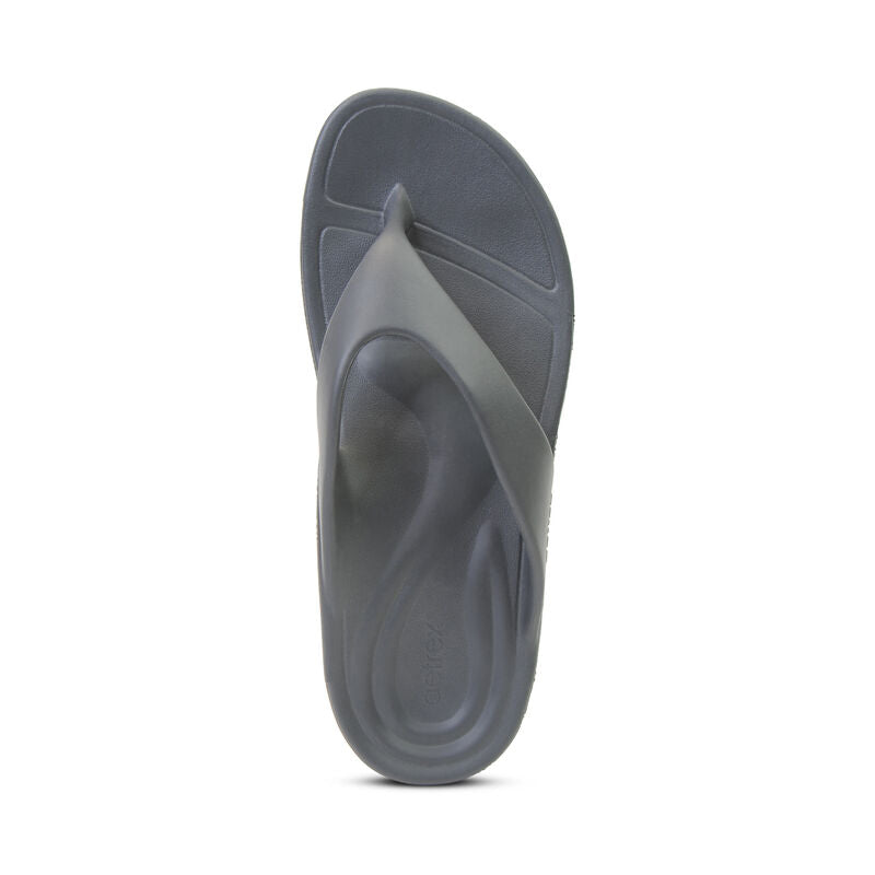 Aetrex Men's Maui Charcoal