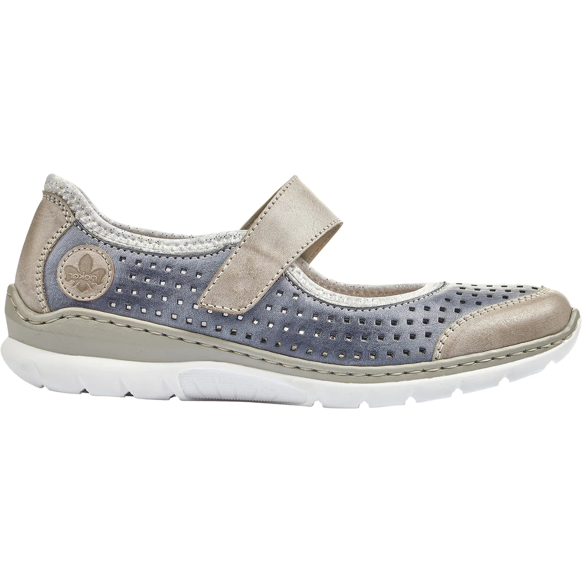 Rieker Women's L32B5-42 Blue