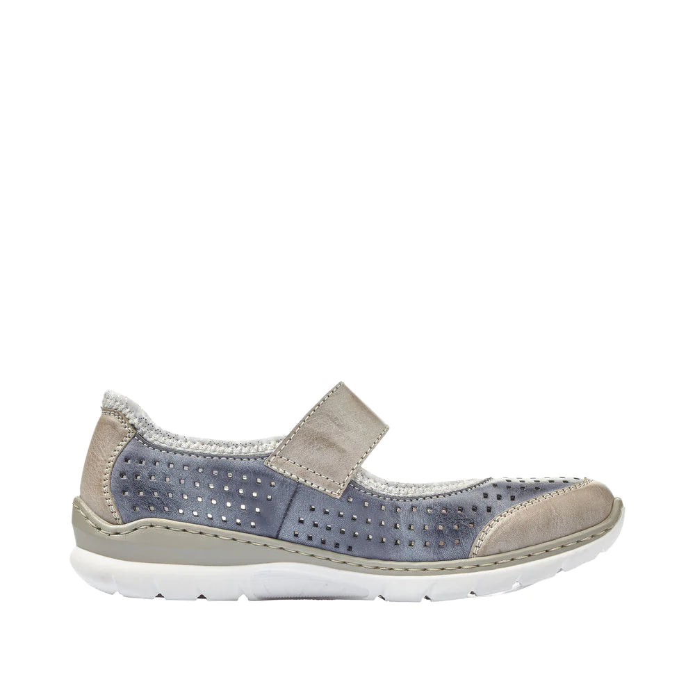 Rieker Women's L32B5-42 Blue