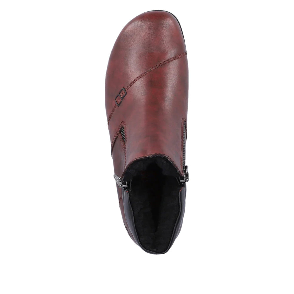 Rieker Women's L4655-35 Burgundy