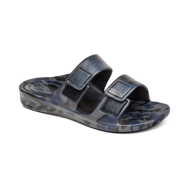 Aetrex Men's Milos Navy Camo