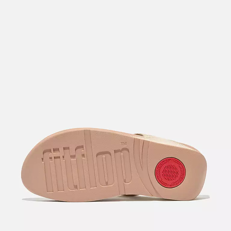 Fitflop Women's Lulu Leather Toepost Platino