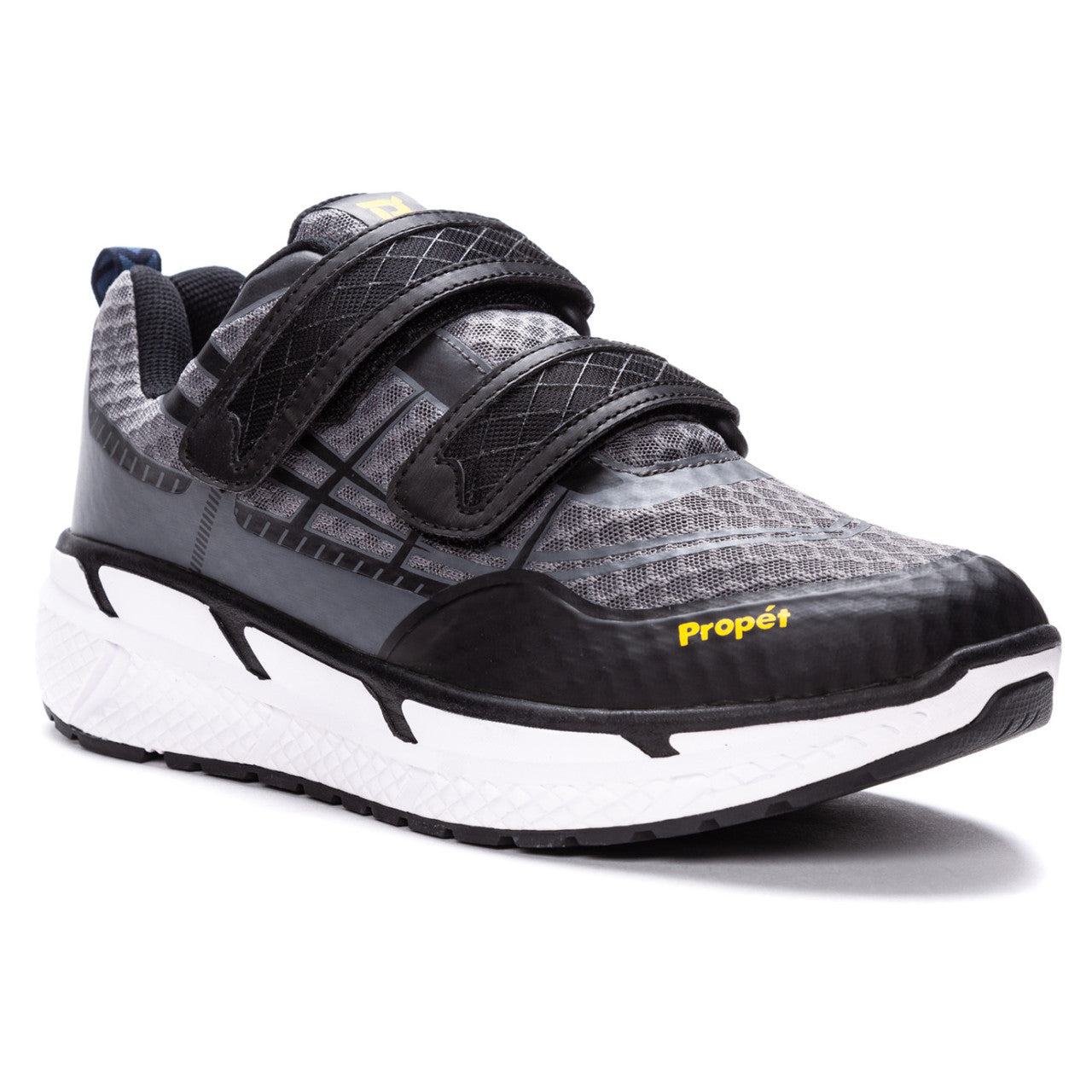 Propet Men's Ultra Strap Grey / Black