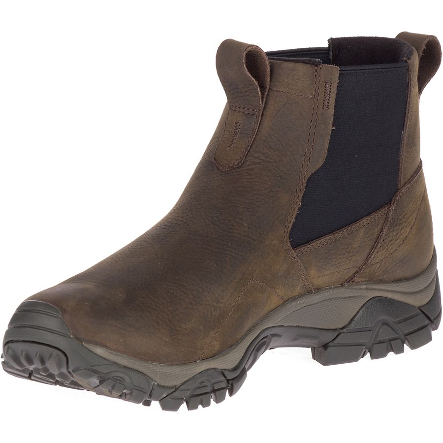 Merrell Men's Moab Adventure Chelsea Polar WP Brown