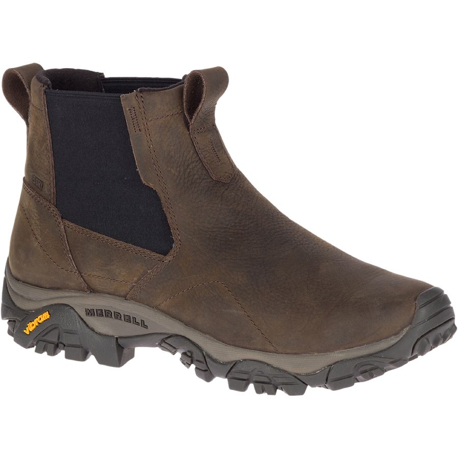 Merrell Men's Moab Adventure Chelsea Polar WP Brown