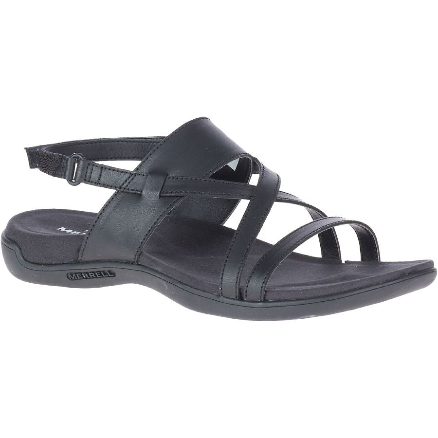 Merrell Women's District Hayes Strap Leather Black