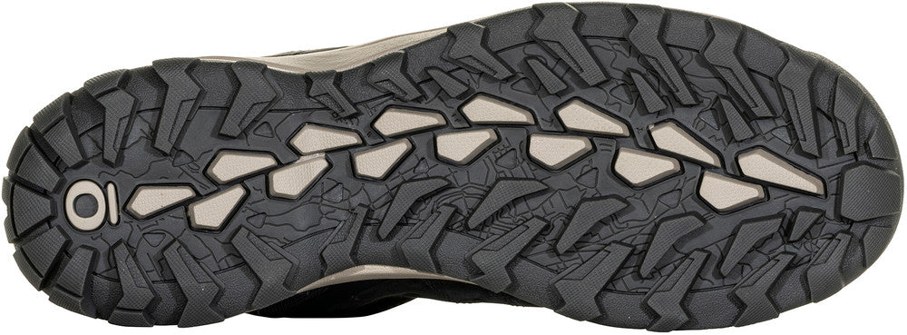 Oboz Men's Sypes Low Leather Waterproof Lava Rock