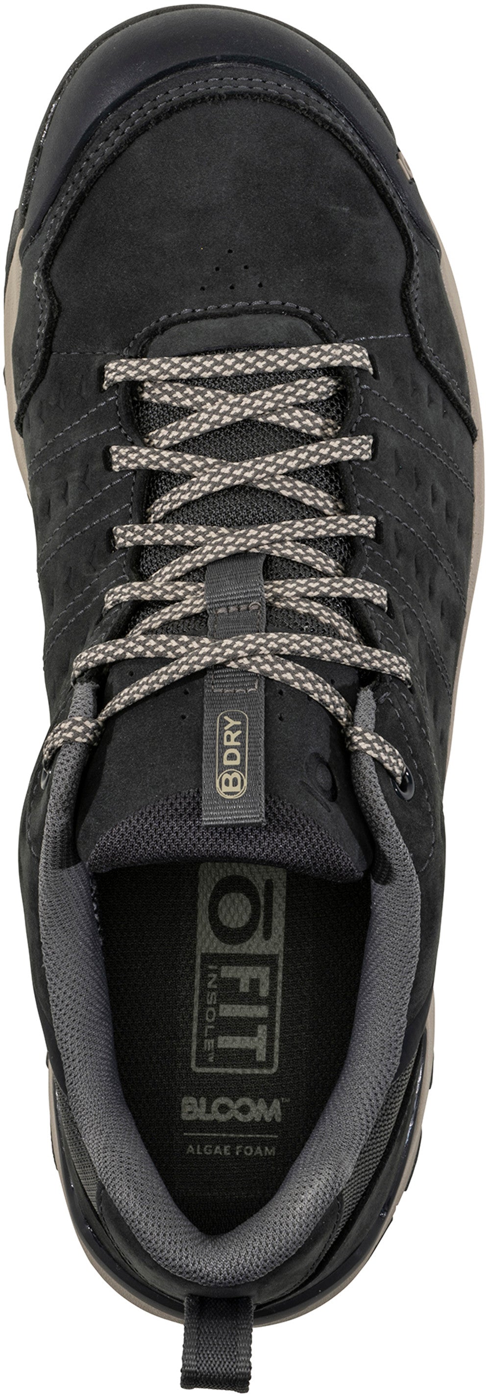 Oboz Men's Sypes Low Leather Waterproof Lava Rock