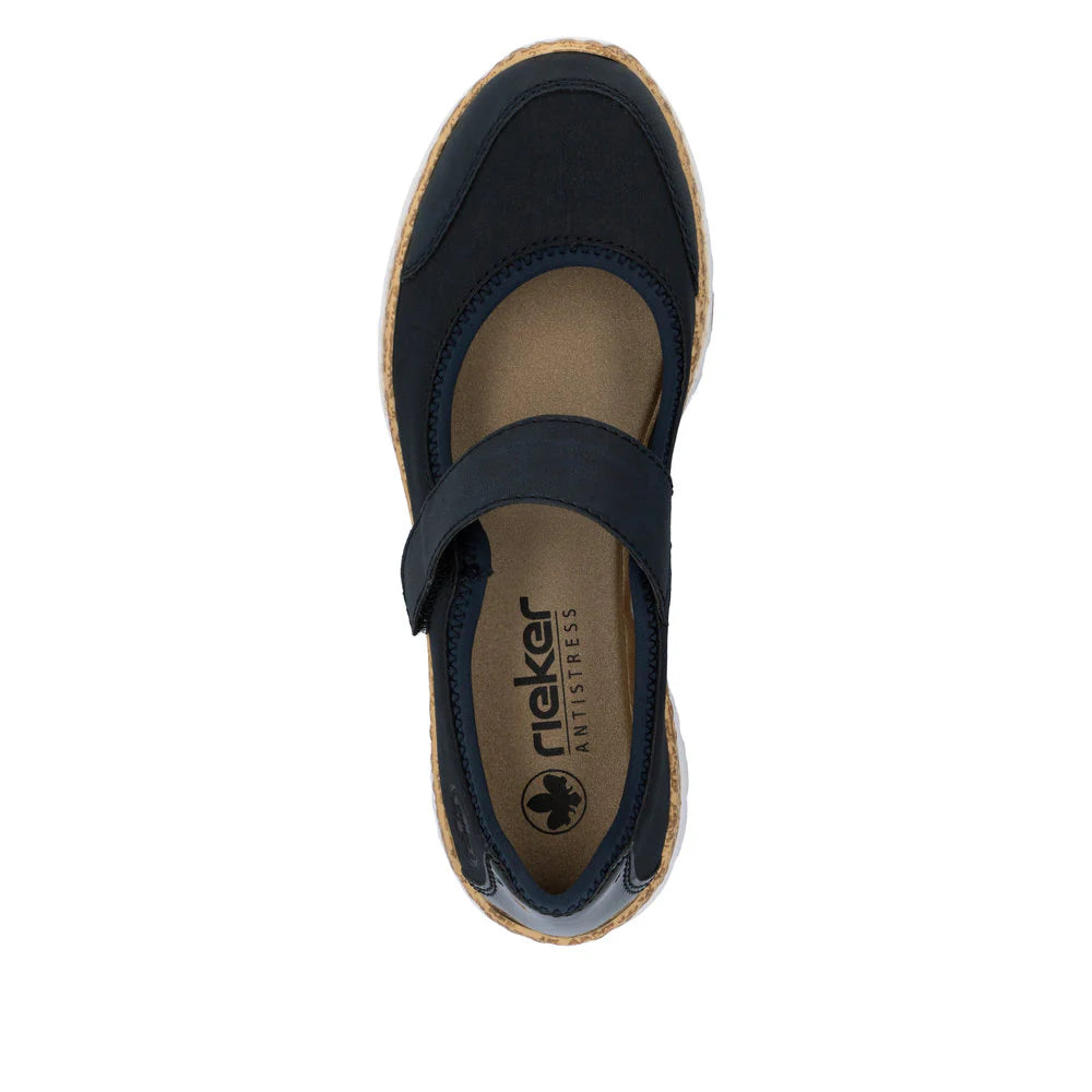 Rieker Women's N42B0-14 Blue