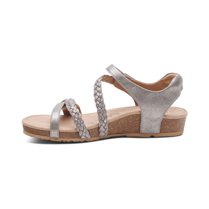 Aetrex Women's Jillian Brushed Silver