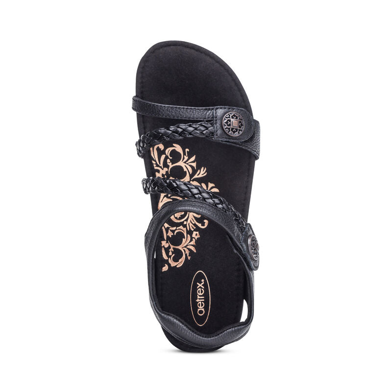 Aetrex Women's Jillian Black