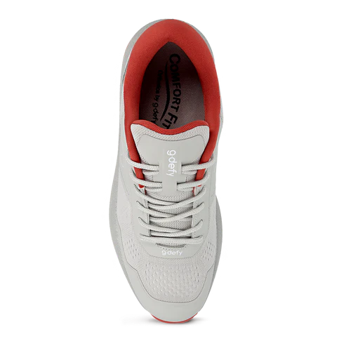 Gdefy Men's Mighty Run Gray/Crimson