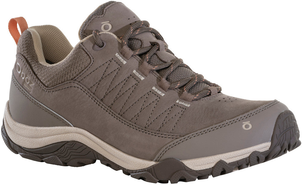 Oboz Women's Ousel Low B-Dry Waterproof Cinder Stone