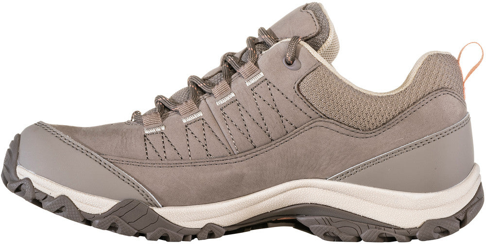 Oboz Women's Ousel Low B-Dry Waterproof Cinder Stone