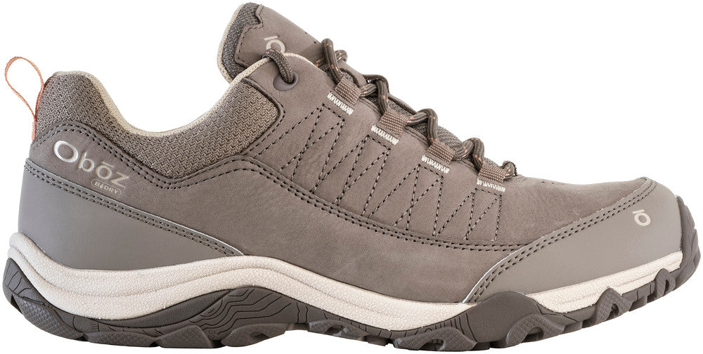 Oboz Women's Ousel Low B-Dry Waterproof Cinder Stone