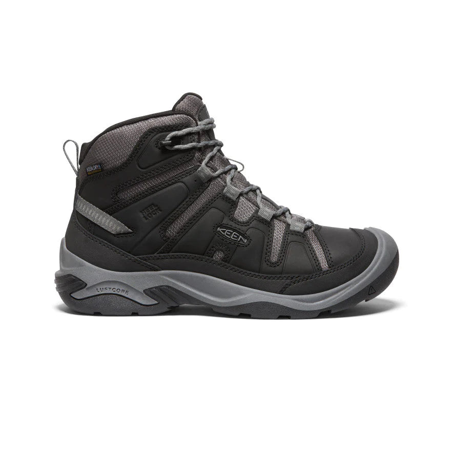 Keen Men's Circadia Mid Wp Black/Steel Grey