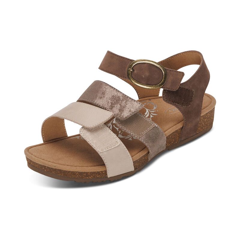 Aetrex Women's Lilly Taupe