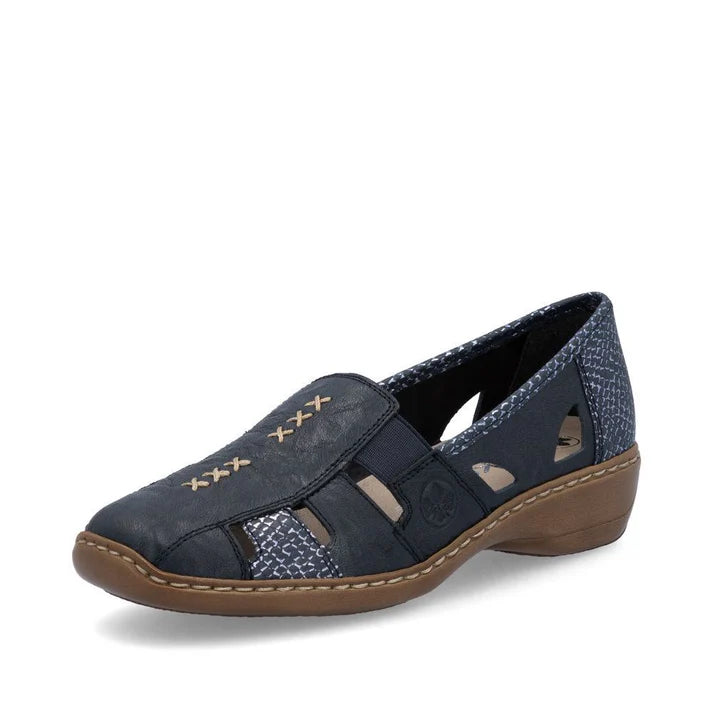 Rieker Women's 41385-15 Blue
