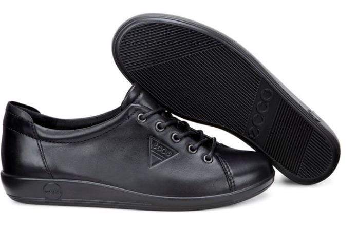 Ecco Women's Soft 2.0 Black with Black sole