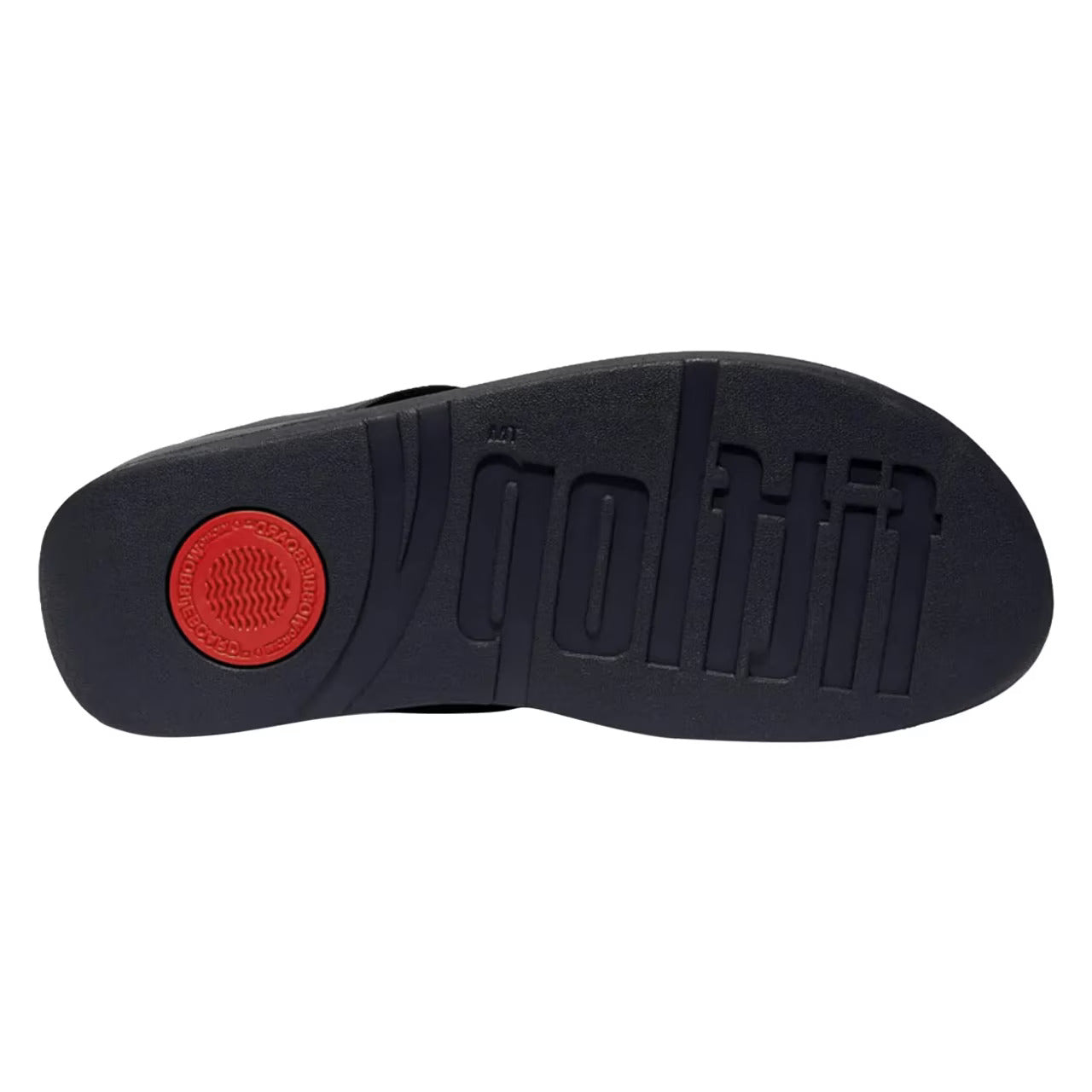 Fitflop Women's Fino Multi-Stone Leather Toe-Post Sandals Midnight Navy
