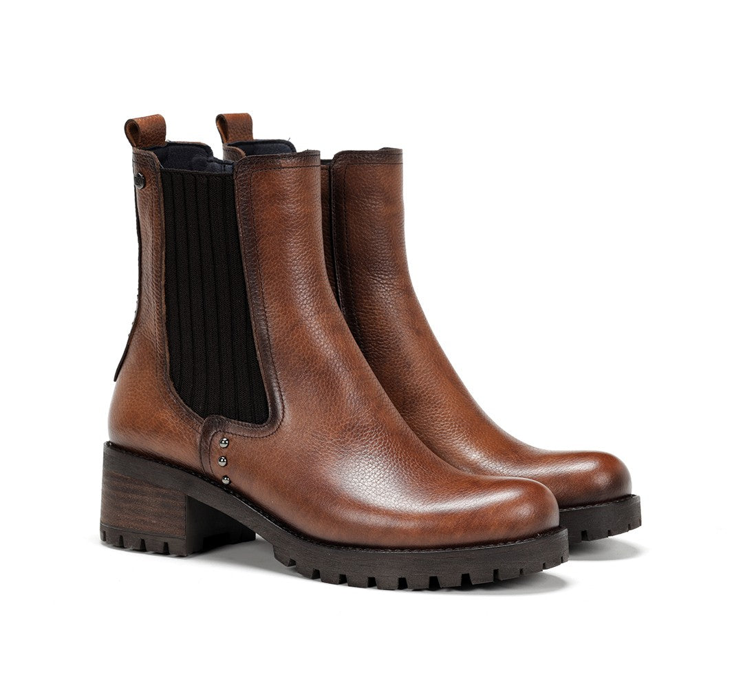 Fluchos Women's Glass D8824 Brown Ankle Boot