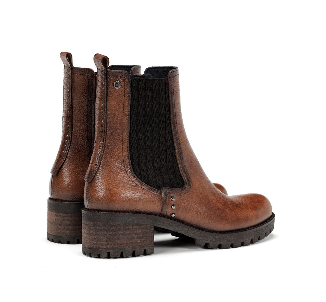 Fluchos Women's Glass D8824 Brown Ankle Boot