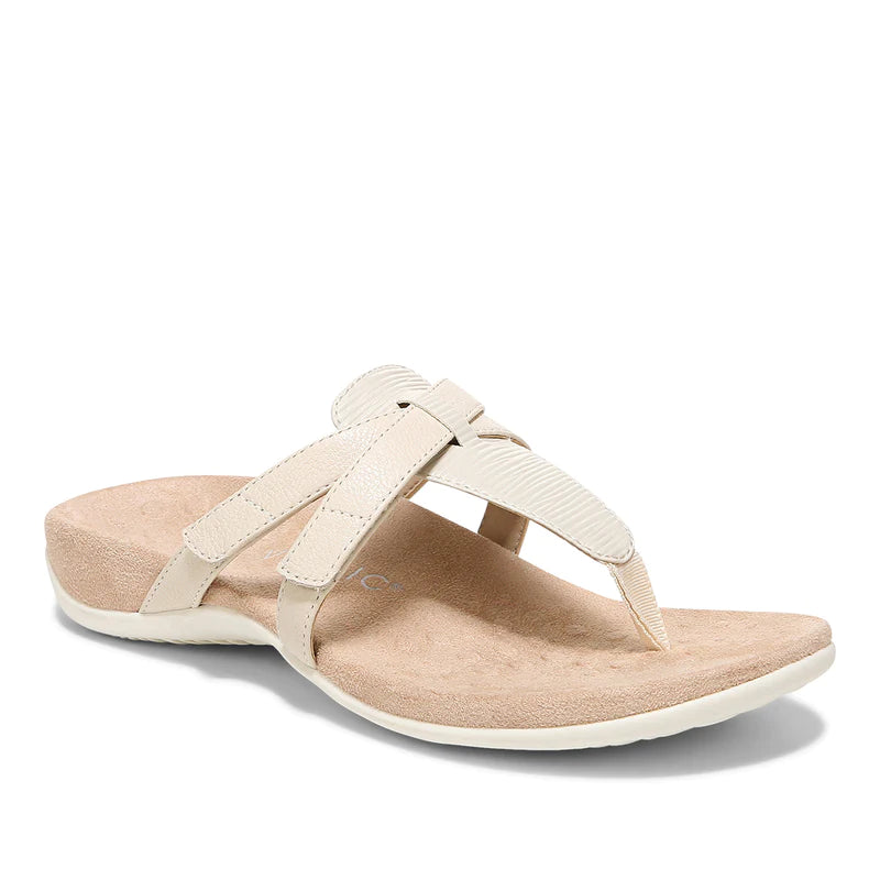 Vionic Women's Karley Toe Post Sandal Cream