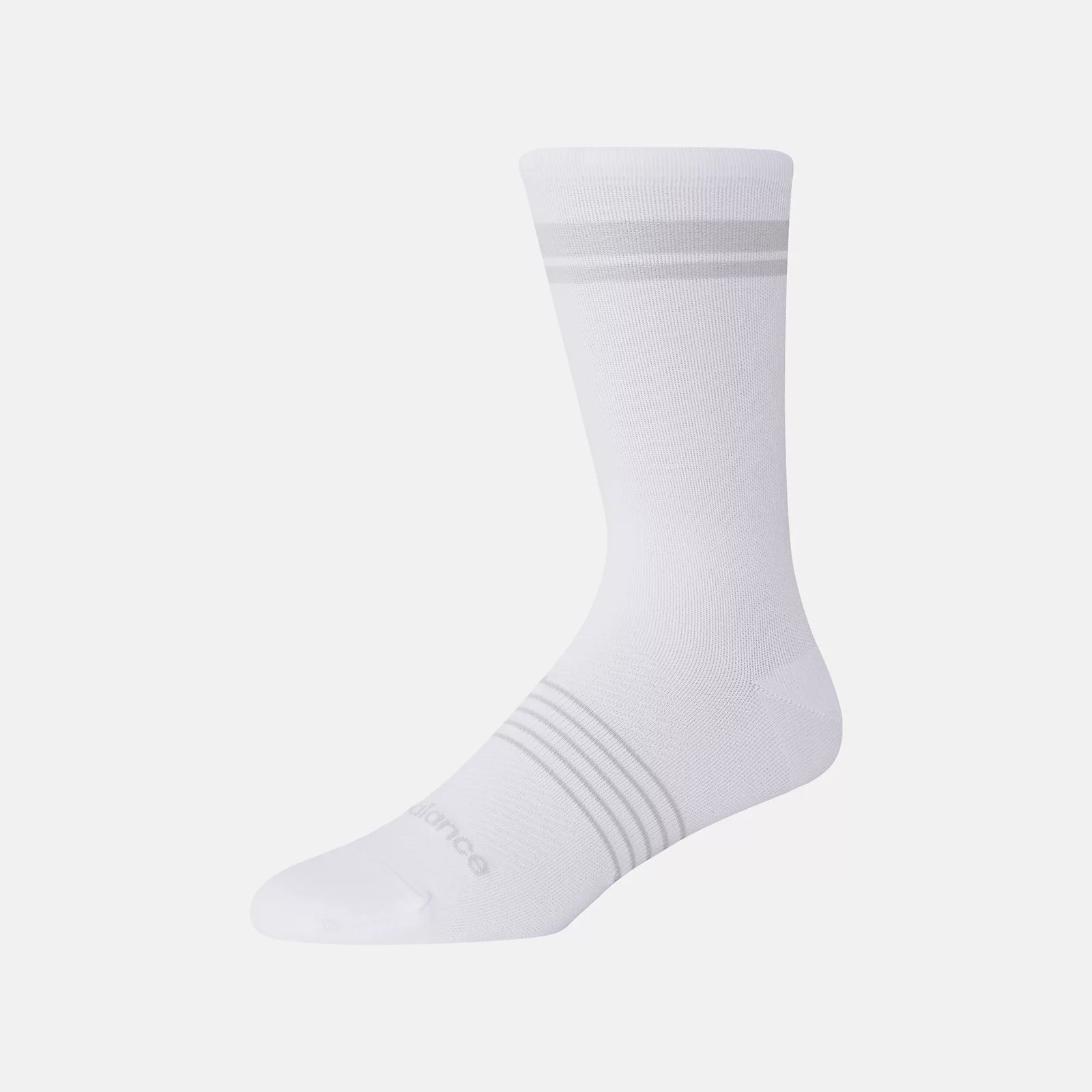 New Balance Pro Run Crew Socks 1 Pair White