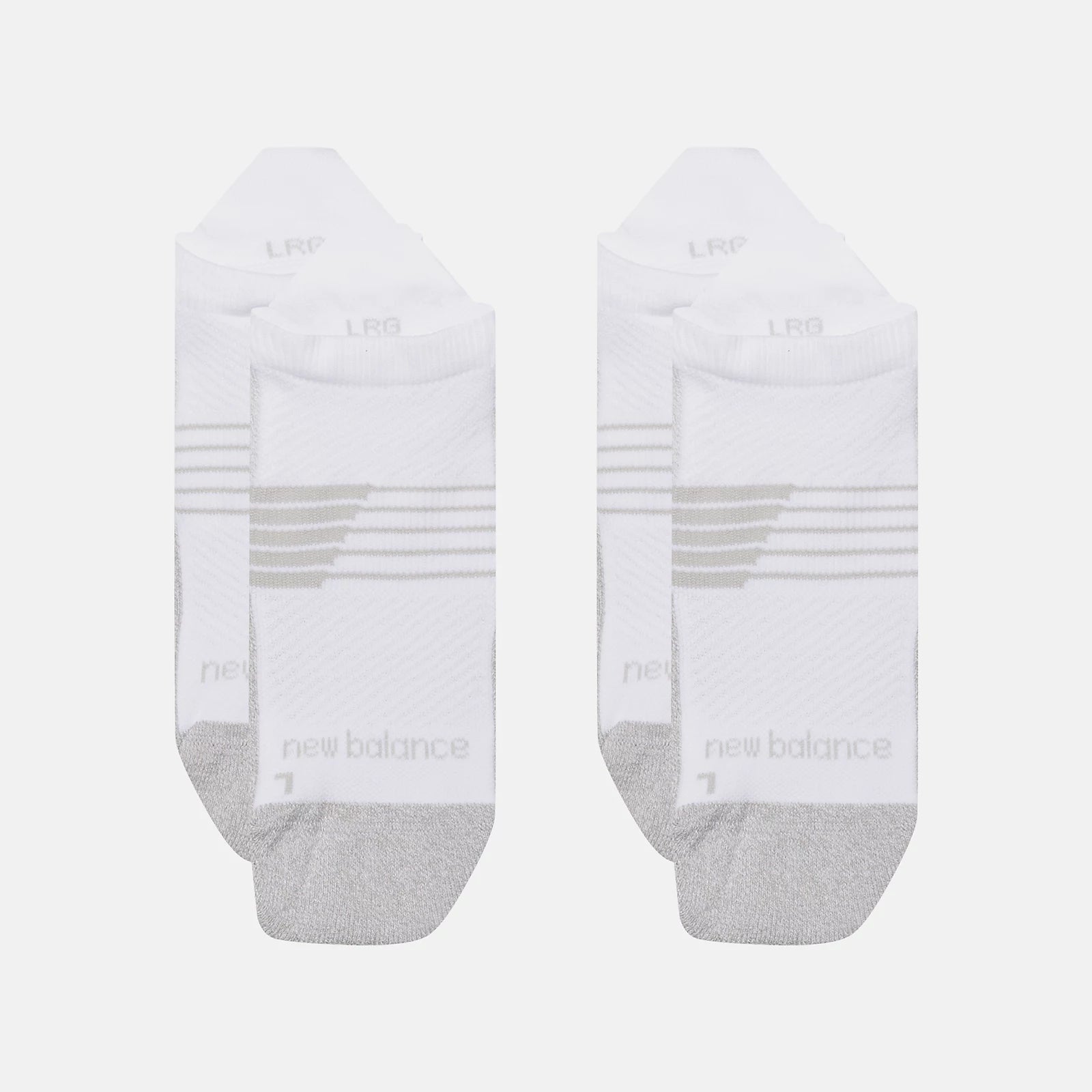 New Balance Pro Training Cushion Tab Socks 2 Pack White