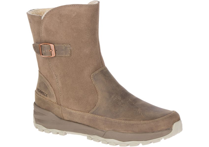 Merrell Women's Icepack Guide Buckle PLR Waterproof Stone