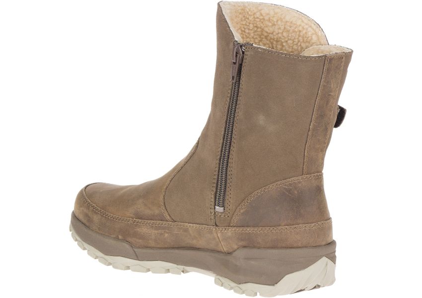 Merrell Women's Icepack Guide Buckle PLR Waterproof Stone