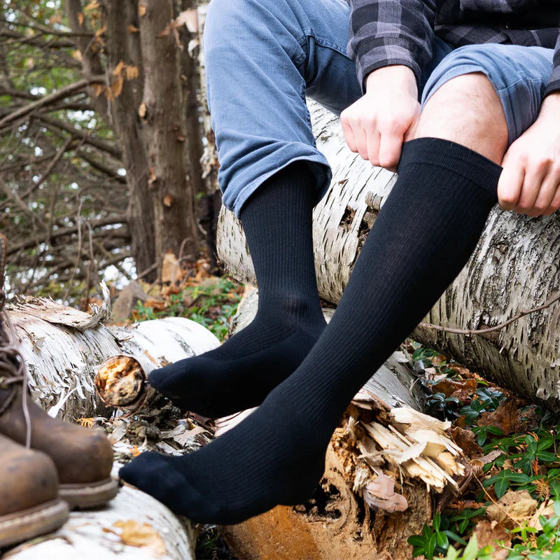 Bauerfeind Compression Sock Merino Black 20-30mmHG