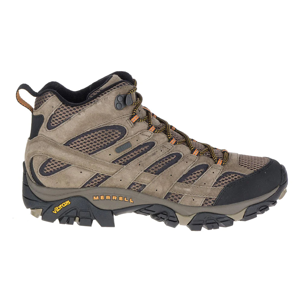 Merrell Men Moab 2 Mid Wp Walnut Sole Experience