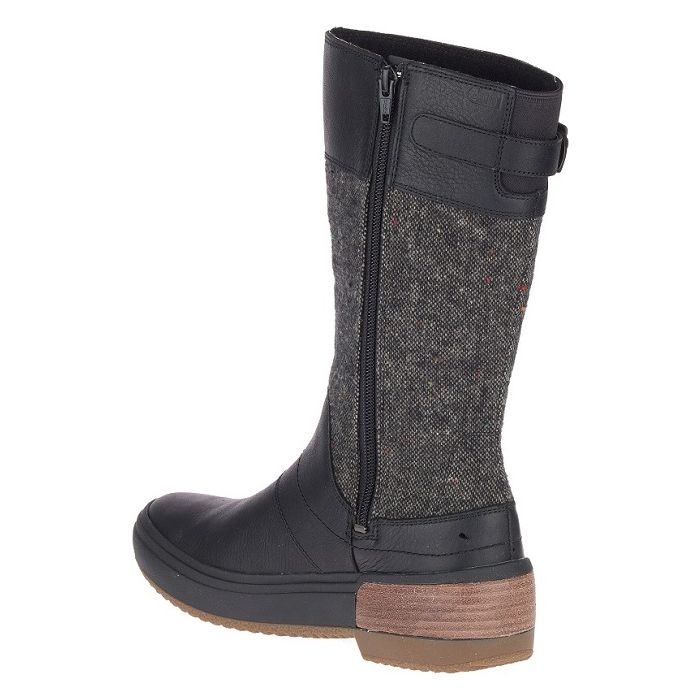 Merrell Women's Haven Tall Buckle Waterpoof Black