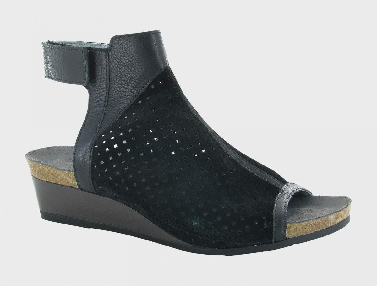 Naot Women's Oz Black Velvet