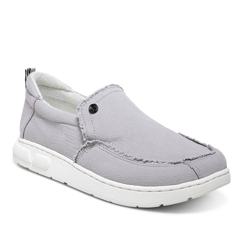 Vionic Men's Seaview Slip On Sneaker Light Grey