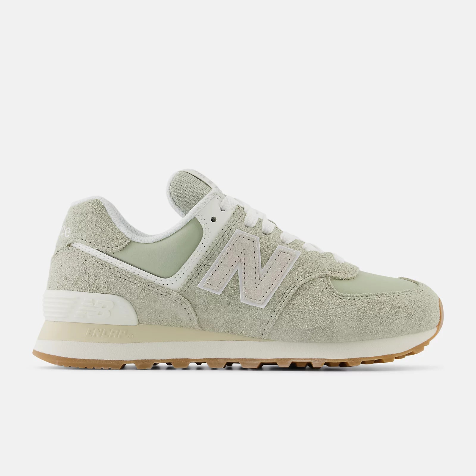 New Balance Women’s 574 Olivine/Moonbeam