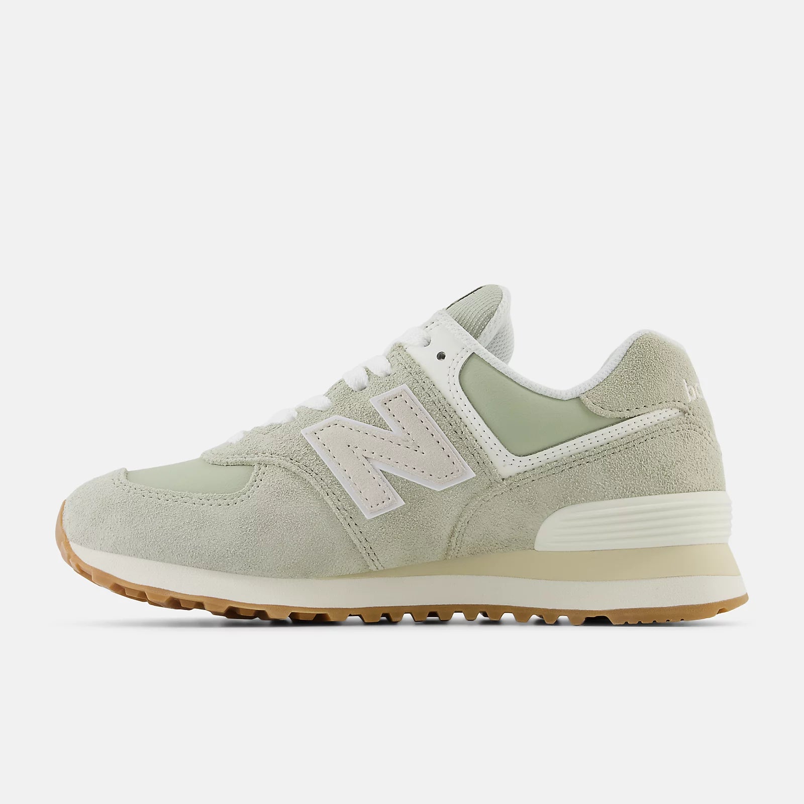 New Balance Women’s 574 Olivine/Moonbeam