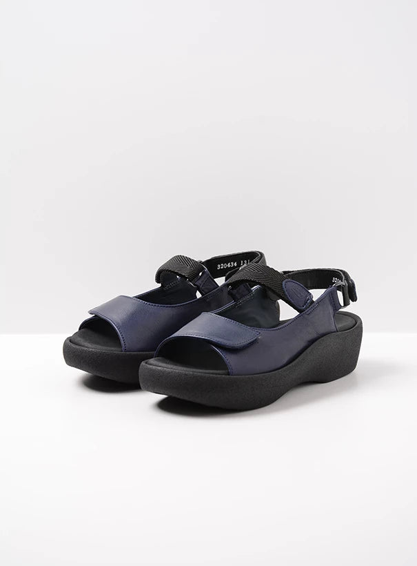 Wolky Women’s Jewel Blue Leather