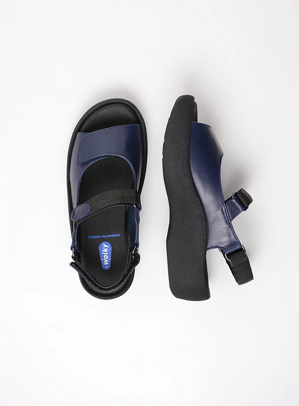 Wolky Women’s Jewel Blue Leather